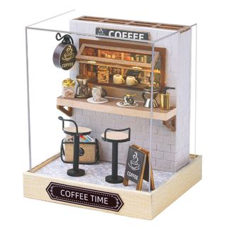 DIY Wooden Miniature Coffee Shop