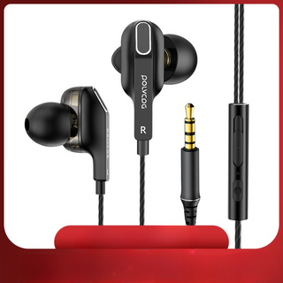 D9 Dual Dynamic 3.5mm Wired Earphones