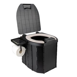 PU Cushion Bracket Adult Toilet With Cover