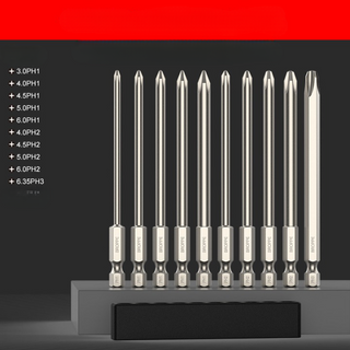 10 Pcs 100mm S2 Steel Magnetic Screwdriver