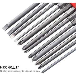 12 Piece Screwdriver Set With Magnetic S2 Alloy Steel