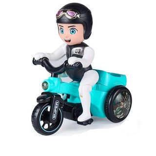 Light Music Stunt Tricycle Motorcycle Toy