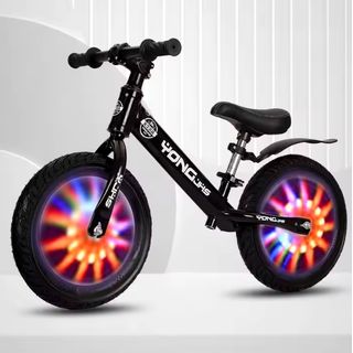 Kids Balance Bike with Flashing Wheels