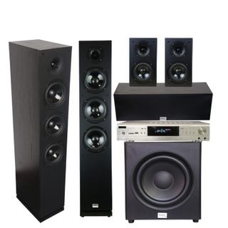 K-9988 with AV-3366 High Power Karaoke 5.1 Channel Home Theater Set