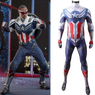 The Falcon and the Winter Soldier Sam Wilson Cosplay Costume