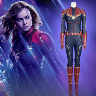 Avengers Endgame Captain Marvel Cosplay Costume