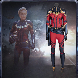 Avengers Endgame Upgraded Captain Marvel Cosplay Costume