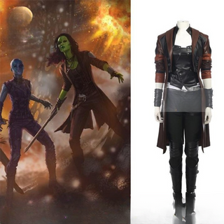 Guardians of the Galaxy 2 Gamora Cosplay Costume