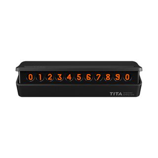 TITA Temporary Car Parking Sign Card Number