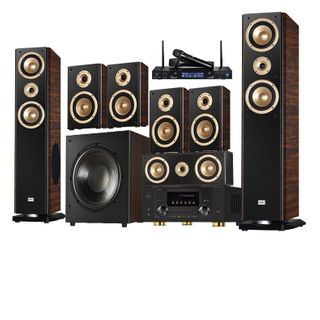 DTS Dolby Surround Karaoke Speaker Home Theater Set With Amplifier