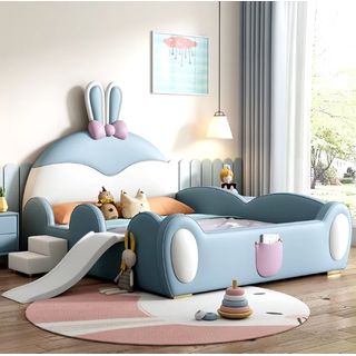 1.5M Silicone Kids Rabbit Princess Bed