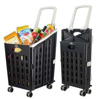 75L Foldable Supermarket Shopping Trolley