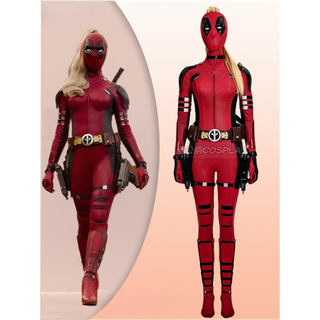 Deadpool and Wolverine Female Deadpool Cosplay Costume