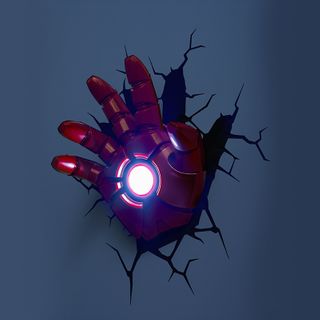 Iron Man Hand LED Light Wall Decor