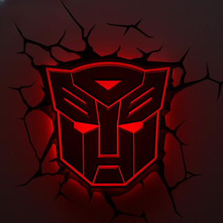 Autobot LED Light Wall Decor Mask