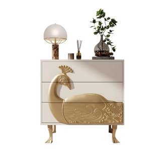 Luxury Peacock Decorative Living Room Cabinet