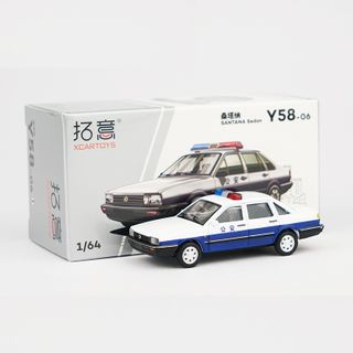 XCARTOYS 1:64 Santana Public Security Diecast Car