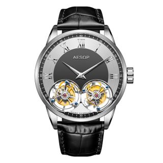 AESOP Double Tourbillon Mechanical Mens Watch