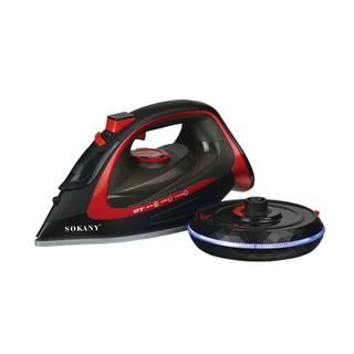 SOKANY 9518 Rechargeable Steam Ironing Machine With Base