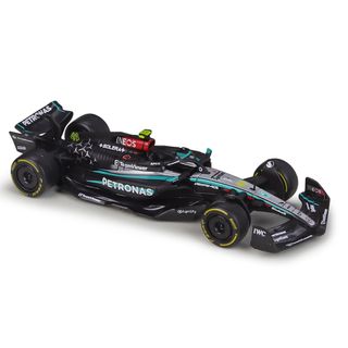 Bburago 1:43 Mercedes Benz AMG 2024 W15 No.44 F1 Formula Racing Diecast