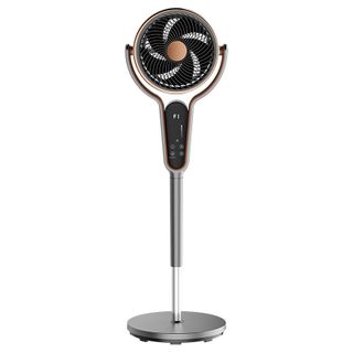 Vertical Night Light Voice Control Electric Fan