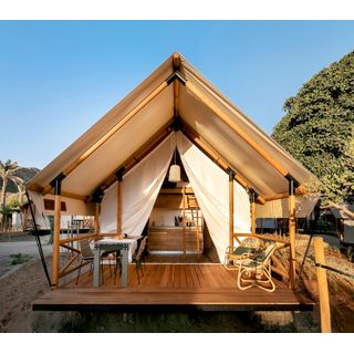 Outdoor Camping Light Luxury Wooden Tent House