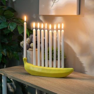 Banana Theme Candle Holder