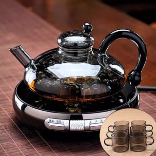 Household Electric Ceramic Stove Kettle Tea Set