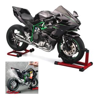 1:6 XLG Kawasaki H2R Key Start Smoke and Sound Effect Diecast Bike