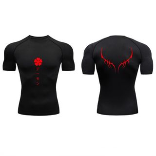 Black Clover Asta Fitness Wear Compression T-shirt