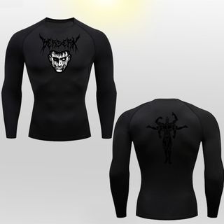 Berserk Long Sleeve Fitness Compression Tshirt