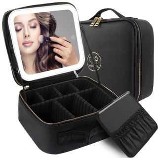 Makeup Bag with LED Mirror