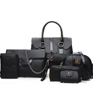 6Pcs Set Women Leather Handbag