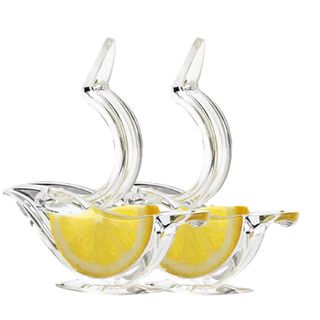 2 Pcs Acrylic Mini Lemon Juicer