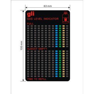 2 Pcs Magnetic Gas Lever Indicator