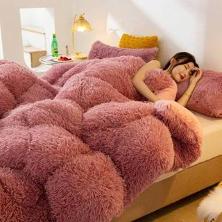 Soft Fluffy Double Sided Velvet Comforter