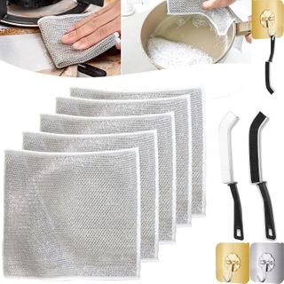 Multifunctional Non-Scratch Wire Dishcloth Set
