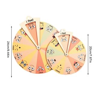 Wooden Feeling Expression Wheel Chart