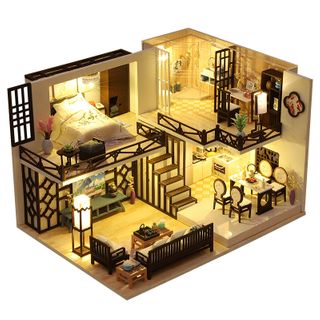 Wooden DIY Villa Model Gift