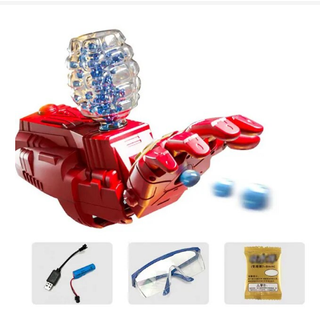 Electric Iron Man Arm Gel Ball Blaster Toy