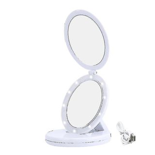 Foldable Double Led Stand Makeup Mirror