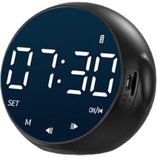 Large Display Alarm Clock Radio with USB Charge