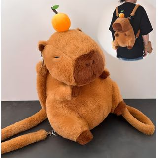 Capybara School Plush Backpack