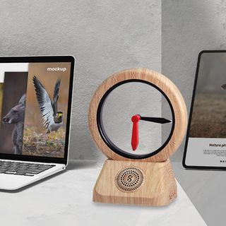 Creative Retro Backward Clock Bluetooth Speaker