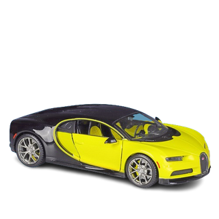 Maisto 1:24 Bugatti Chiron Yellow Diecast Model