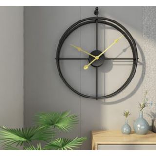 18 Inch Black Wall Clock