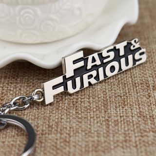Fast & Furious Letter Keychain