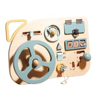 Wooden Toy Steering Wheel