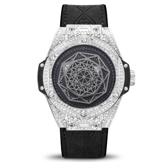 Men's Diamond Luminous Waterproof Watch