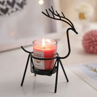 Deer Dining Table Iron Candle Holder